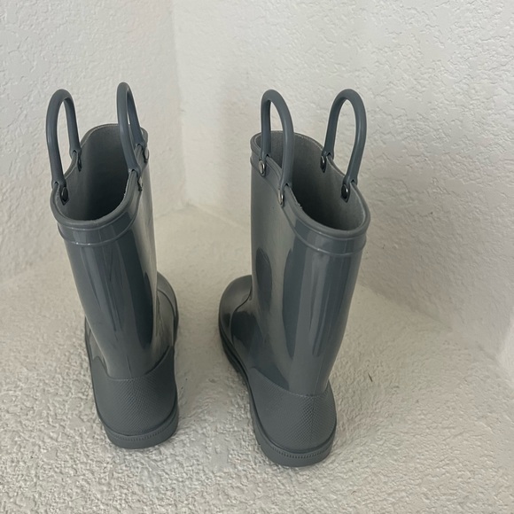 Grey Toddler Rain Boots, Size 12 - Picture 2 of 3